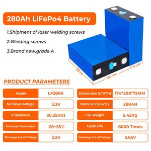 Mimkhc 15KWH Batterie Lifepo4 3.2 Volt 280Ah 314AH Lifepo4 batteria accumulo di energia commerciale industriale - Product Image 4