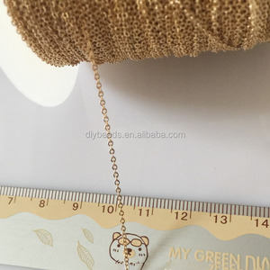 סיטונאי זהב 14 קראט מלא 1.28 מ "מ עגולה שטוח רוחב עבור 3 מ" מ 4 מ "מ 6 מ" מ 25 מ "מ - Product Image 3