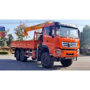 Camión grúa móvil Howo Bens 1suzu 6x6 con remolque de plataforma plana con pluma hidráulica 8T 6,3 T 10T - Product Image 2