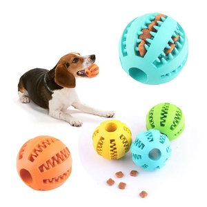 Factory Wholesale <b>Slow</b> <b>Feeder</b> Interactive TPR & Silicone Chew Ball Dog Toy for Grinding Teeth - Product Image 1