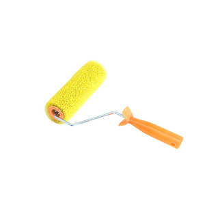 Sponge <b>Roller</b> Brush 4 Inch Round Textured For Building Materials Diy Use - Product Image 3