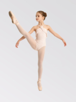 Robe de scène de haute qualité, simple, style A, bleu vista, en spandex, avec justaucorps, costume de danse