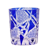 Ensemble de verres à whisky en cristal, verres à bière et verres à eau de luxe faits à la main, design à motif d'éclair