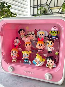 Super Cute Popmart Crybaby Powerpuff Girls Series Figuras Pink Girly Feel Juguetes de moda Caja ciega Muñeca misteriosa Decoración coleccionable - Product Image 6