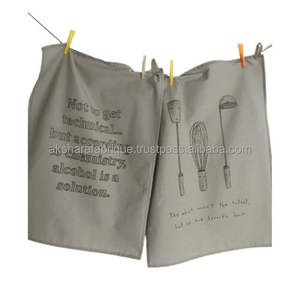 High Quality Luxury Halloween Golf Square Pattern Cotton <b>Dish</b> <b>Towels</b> Bulk Woven Kitchen <b>Towels</b> Made in India - Product Image 3