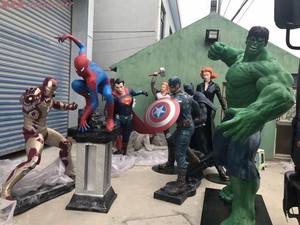 <span class=keywords><strong>Figurine</strong></span> articulée du célèbre film <span class=keywords><strong>Marvel</strong></span>, en résine, en fibre de verre, taille réelle, homme musclé, Hulk - Product Image 6