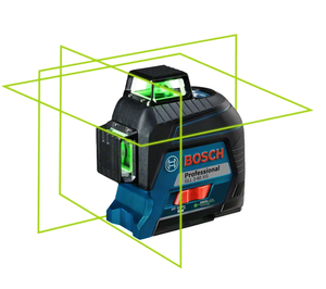 <span class=keywords><strong>Bosch</strong></span> GLL 3-60 XG <span class=keywords><strong>360</strong></span> °   Nivel Láser de Líneas Cruzadas Verdes de 3 Planos Autonivelante para Construcción y Enlucido - Product Image 1