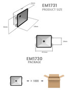 Lecteur de codes-barres USB TTL 232 RS intégré EM1731, module de code QR 1D 2D à montage fixe pour système de point de vente
