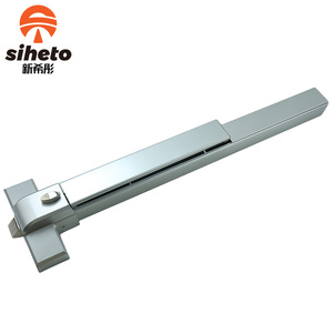 Escape de incendios Salida DE EMERGENCIA Puerta de salida Pintura de hierro Puerta de escape Puerta de salida Barra de empuje Barra de pánico con color plateado - Product Image 1
