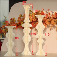 Accessoires de mariage : Colonne romaine pliable à double cône, présentoir de mariage, support à gâteaux, ensemble de présentation pour table de desserts