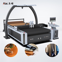 Máquina de Corte Automática AOL para Calzado Deportivo de Cuero y Tejidos Textiles con Sistema de Alimentación Automática y 3 Años de Garantía
