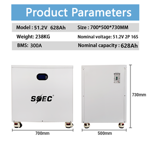 حزمة بطارية SOEC V 628Ah 32kwh للمنزل Solar ESS 300A BMS 30kwh 600Ah مع موازن نشط + طفاية حريق - Product Image 2