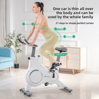 Vélo d'exercice vertical intelligent à commande électromagnétique en acier au carbone, charge maximale 150 kg, pour la maison et la rééducation