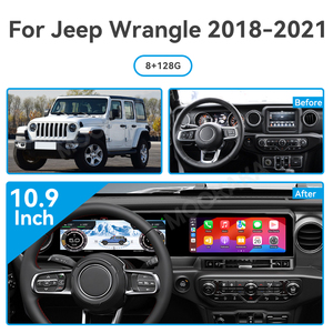 Lecteur radio à double écran MOOKAKA 12,3 pouces pour voiture 2018-2022, tableau de bord numérique, instrument virtuel, compteur de vitesse, GPS - Product Image 2