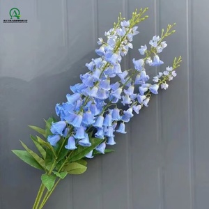 <span class=keywords><strong>Campanula</strong></span> Artificiale in Seta a Stelo Lungo, Bouquet Floreale Bianco per Decorazioni Casa, Matrimoni, Feste, San Valentino, Vacanze, Vasi da Tavola - Product Image 5