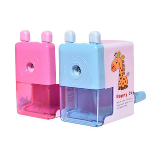 Sacapuntas Manual Multifuncional con Diseño de Animalitos de Dibujos Animados, Personalizable, para Niños, Estudiantes, Oficina y Escuela - Product Image 4