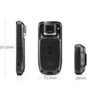 Escáner de Código QR 2D 4G T80 Resistente de Mano, Computadora Resistente para Logística, Terminal Portátil Android 10 con Wifi, PDA con Teclado Qwerty