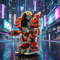 Robot marcheur pour enfants « Future Warrior » à longue autonomie de batterie, pour aires de jeux intérieures/extérieures, destiné aux entreprises de divertissement en espace public