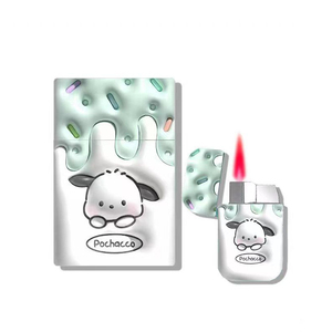 Gió bảo vệ phim hoạt hình Inflatable kuromi Hồng ngọn lửa khí nhẹ hơn với công suất lớn 20 Hộp Thuốc Lá cho món quà - Product Image 4