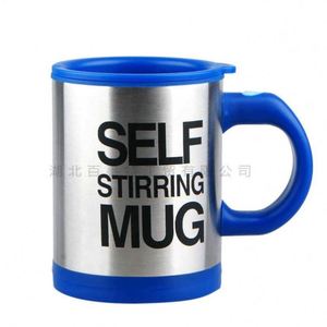 Self Stirring Mug Stainless Steel With Lid Battery Powered <b>Coffee</b> Tea Cup Office Use Modern Design Round Shape - Product Image 6