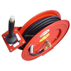 Soporte de Pared para Almacenamiento de Mangueras WILLEST, Enrollador de <span class=keywords><strong>Manguera</strong></span> de Acero con Resorte de 3/8"x20m, HRO4003-R3/8", Enrollador de <span class=keywords><strong>Manguera</strong></span> de Aire Retráctil - Product Image 2