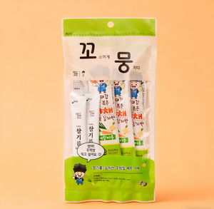 Rau Hương Vị Kkomoong 3 Hương Vị Dễ Dàng Gạo Bóng Làm Kit DIY Vui Vẻ Khỏe Mạnh Hàn Quốc Snack Ngay Lập Tức Thực Phẩm Châu Á Cho Trẻ Em Nấu Ăn - Product Image 1