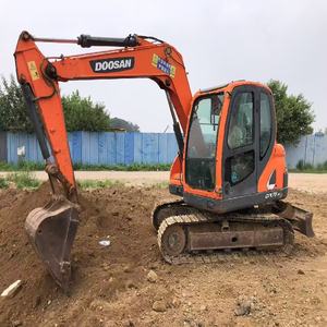 Excavatrice d'occasion Doosan DX75 à prix de gros, excavatrice d'occasion DX60 DX55 de 7,5 tonnes en bon état à vendre - Product Image 3