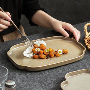 Ensemble d'assiettes à <span class=keywords><strong>sushi</strong></span> en céramique haut de gamme <span class=keywords><strong>Club</strong></span> porcelaine Restaurant plat de service oblong plats ovales assiette de boeuf rectangulaire marmite - Product Image 6