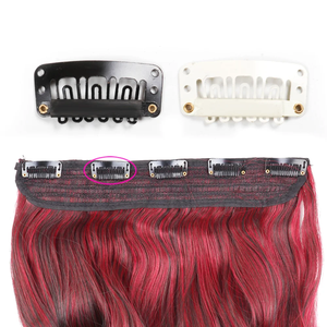 1000pcs 32mm 6-teeth Hair Extension Stainless Steel Clips With Silicone Back For Stainless Steel Clip - Product Image 5