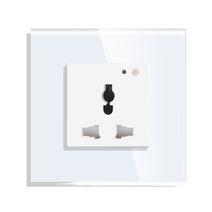 Prise intelligente IP44 16A UK/EU avec compteur d'énergie en plastique, prise universelle WiFi Zigbee NFC compatible SDK - Product Image 1
