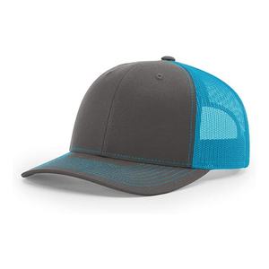 Gorra de camionero de estilo de marca de perfil medio, gorra estructurada naranja, gorra de malla de molde de marca Richardson 112 - Product Image 3