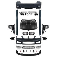 Kit de Carrocería Completo Estilo M4, Conversión de Parachoques Delantero y Trasero de Plástico PP para BMW Serie 3 E90 2009-2012, Piezas de Mejora de Estilo Automotriz