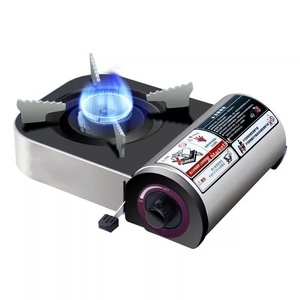 Estufa de <span class=keywords><strong>Gas</strong></span> <span class=keywords><strong>Butano</strong></span> Portátil para Acampar al Aire Libre, Utensilio de <span class=keywords><strong>Cocina</strong></span> para Acampar - Product Image 1
