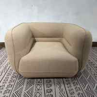 Ensemble de canapés Chesterfield modernes de luxe haut de gamme, en tissu lavable sur mesure, garnissage en éponge, pieds en bois gris clair, pour appartements et salons.