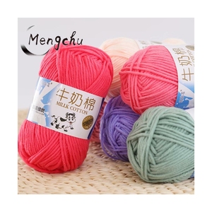 Hilo de algodón suave para tejer, lana gruesa para tejer a mano - Product Image 2