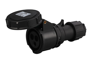 Plugues e Tomadas Industriais de Entretenimento Pretos IP44 2P+E 16A Plugues e Tomadas Elétricas Alemãs para Caravanas 240v - Product Image 3