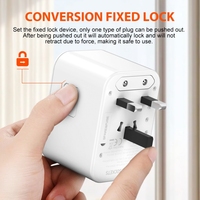 LDNIO Z9 GaN 20W Prise électrique Adaptateur mural multiprise Chargeur universel de téléphone portable Chargeur de voyage universel Adaptateur tout-en-un
