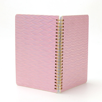 Carnet à spirale A5 en gros, fabriqué en papier de qualité supérieure avec reliure en zigzag pour étudiants