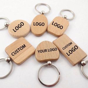 Ys59 Custom Logo Luxury Wood <b>Key</b> <b>Chains</b> Beech Wood Timber Keychain Wooden <b>Key</b> <b>Chains</b> for Laser Engraving Logo House Love Shape - Product Image 1