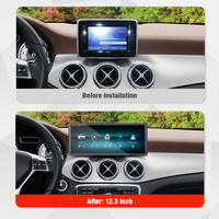 Écran multimédia ZWNAV 12,3 pouces 2400*900 pour Mercedes Benz GLA 2013-2015 Système LINUX Autoradio Carplay DSP GPS OEM