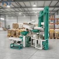 Machine Commerciale de Traitement du Riz Paddy, Usine Combinée de Décorticage du Riz, Moteur, Capacité de 15 Tonnes/Jour, Faible Bruit, Performance Stable, Haute Efficacité