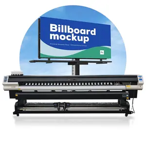 HanColor printer foto piezoelektrik mikro 1.8m, printer inkjet iklan dengan dua kepala cetak I3200