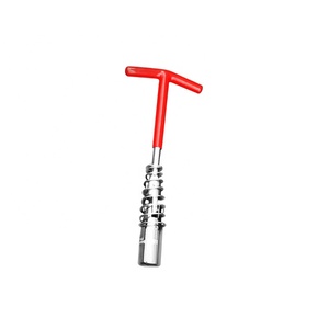 <span class=keywords><strong>Chiave</strong></span> per Candele Auto <span class=keywords><strong>a</strong></span> T, in Acciaio, Strumento Universale per Smontaggio e Manutenzione, Misure Metriche - Product Image 4