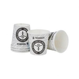 Custom logo Arabic Style Eco Disposable <b>8oz</b> 12oz Single Wall Hot Drink Tea <b>Coffee</b> Paper <b>Cup</b> Packaging Solution - Product Image 4
