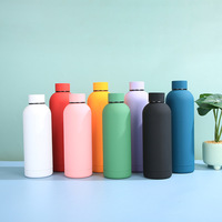 Promotion En Acier Inoxydable Bouche Étroite En Plein Air Portable Randonnée Flacon Grande Capacité Sport Bouteille D'eau Tasse Isolée