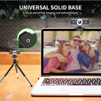 Stokta HD 1080P Web kamera canlı yayın için YouTube Video kayıt konferans toplantı USB Webcam