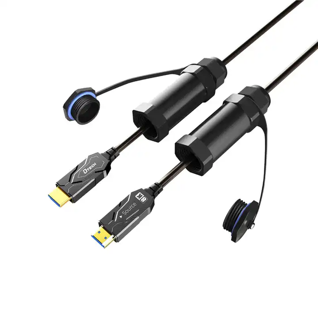 DTECH HDMI 2.1 8K Fiber Optic Cable 5 to 100 Meter Support 3D Audio Fiber Cable V2.0 2.1