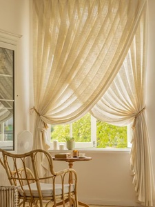 Tinta unita 100% lino tessuto soggiorno <span class=keywords><strong>tende</strong></span> decorative personalizzate <span class=keywords><strong>Tulle</strong></span> oscurante tenda per finestra <span class=keywords><strong>in</strong></span> lino - Product Image 4