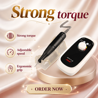 JD101HB Ponceuse à ongles en plastique rechargeable avec moteur brossé, faible bruit, haute vitesse, portable, professionnelle US/EU