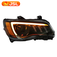 Pour Chrysler 300 300 C 2011-2023 Phare Lueur Diode DRL Lueur Diode Phare Noir Bez Projecteur Multicolore Phare